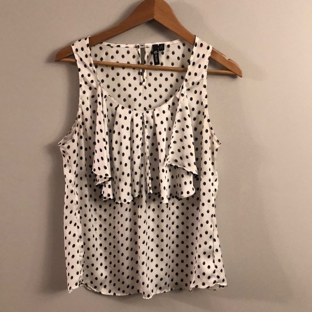 Milano Silky polka dot top